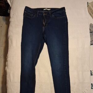 Levi's Dark Blue Skinny Jeans for Women